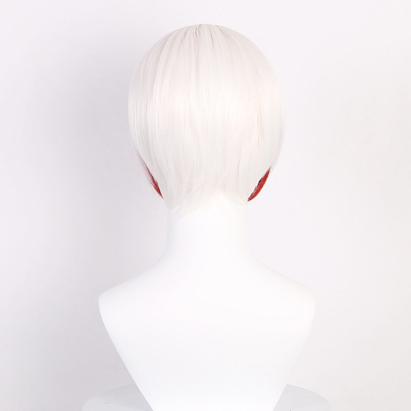 SAKUMETA JOUNO SAIGIKU Silver Short Cosplay Wig