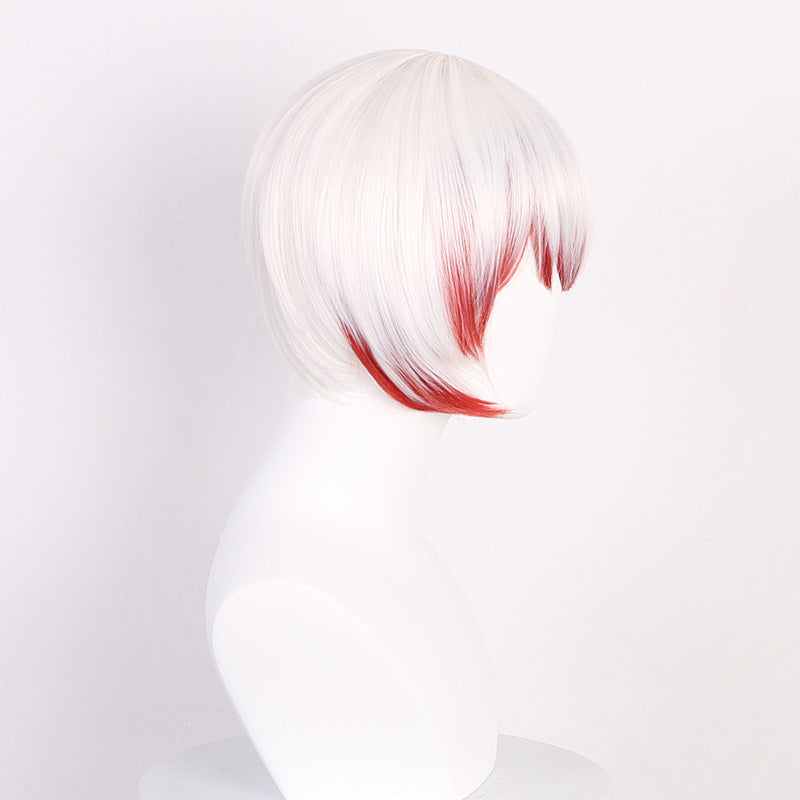 SAKUMETA JOUNO SAIGIKU Silver Short Cosplay Wig