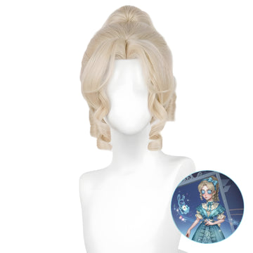SAKUMETA JOURNALIST/ALICE DEROSS/ALICE IN DREAMLAND light gold cosplay wig