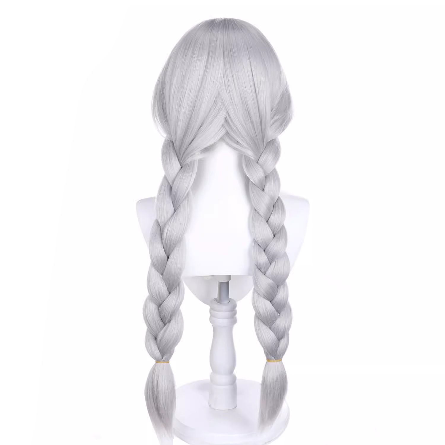 SAKUMETA JUDY Silver White Long Cosplay Wig