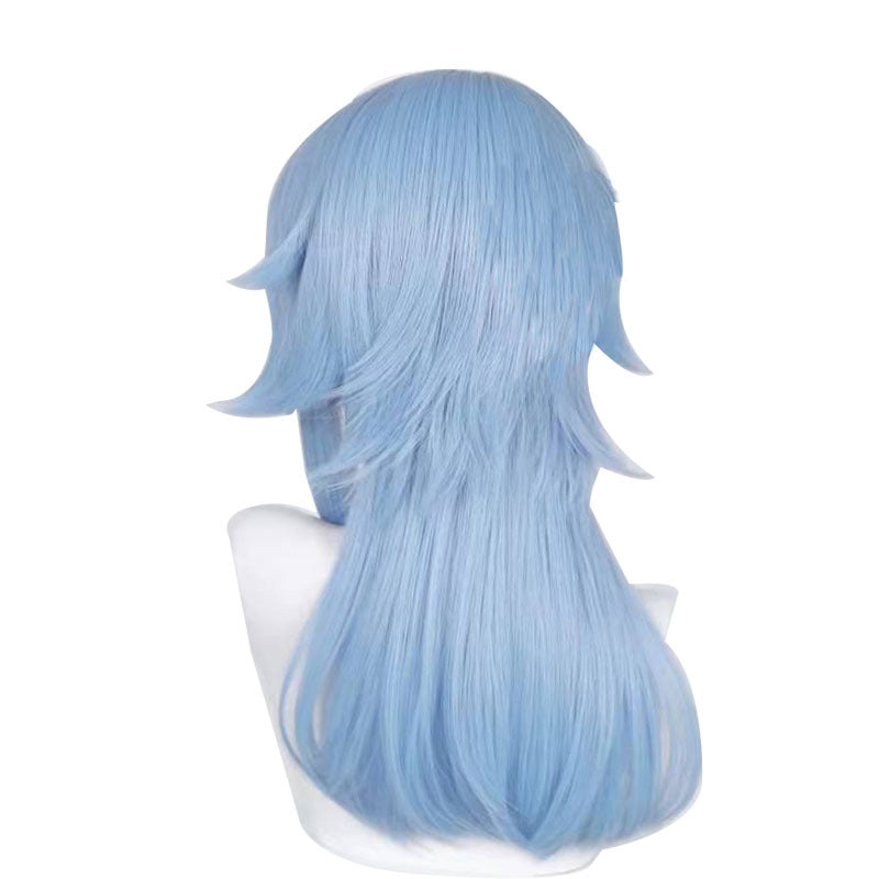 SAKUMETA KAMISATO AYATO Light Blue Cosplay Wig with Bangs