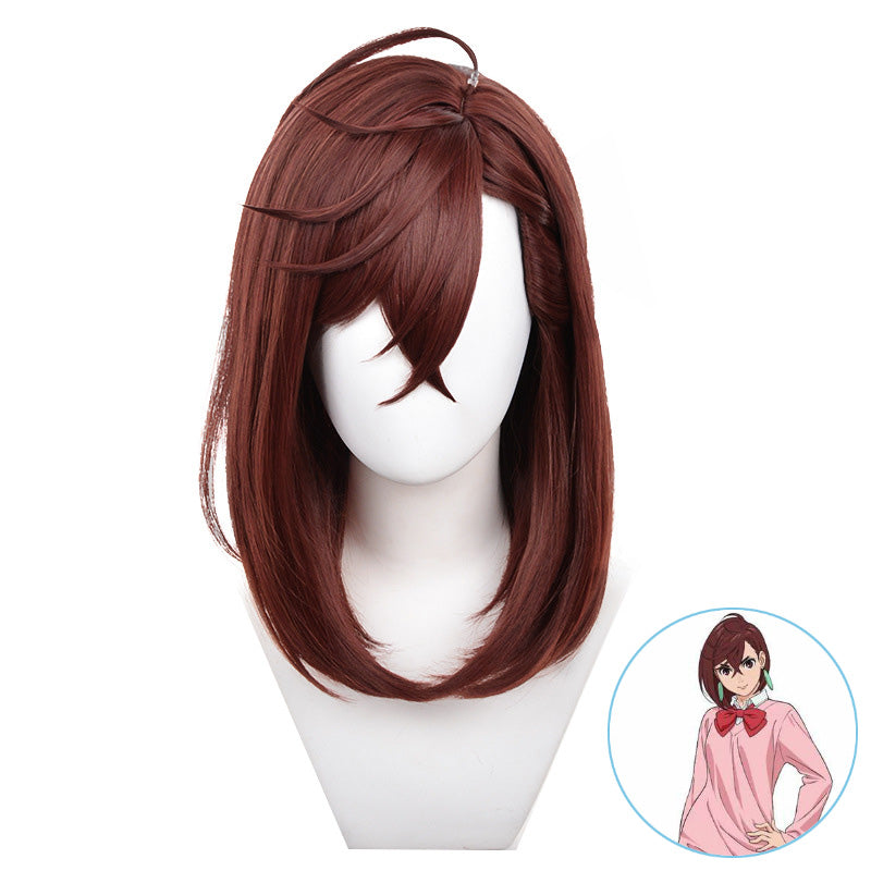 SAKUMETA MOMO AYASE Brown Cosplay Wig with Bangs