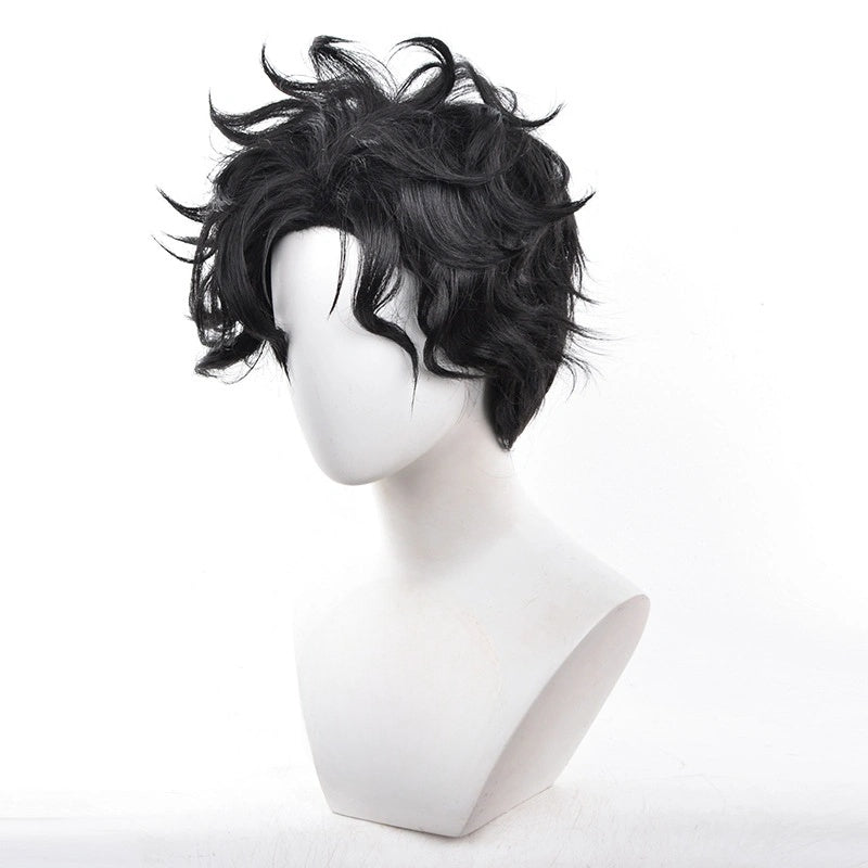 SAKUMETA KEN TAKAKURA Short Black Cosplay Wig