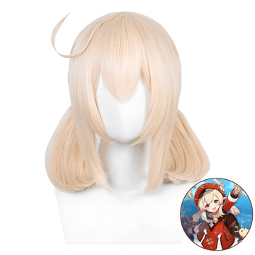 SAKUMETA KLEE Light Gold Cosplay Wig with Twin Tails