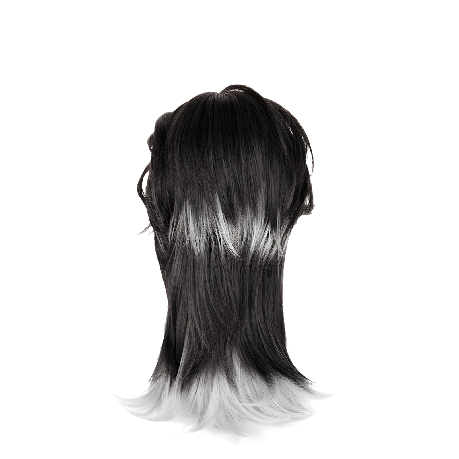 SAKUMETA KNIGHT/RICHARD STERLING black and white cosplay wig