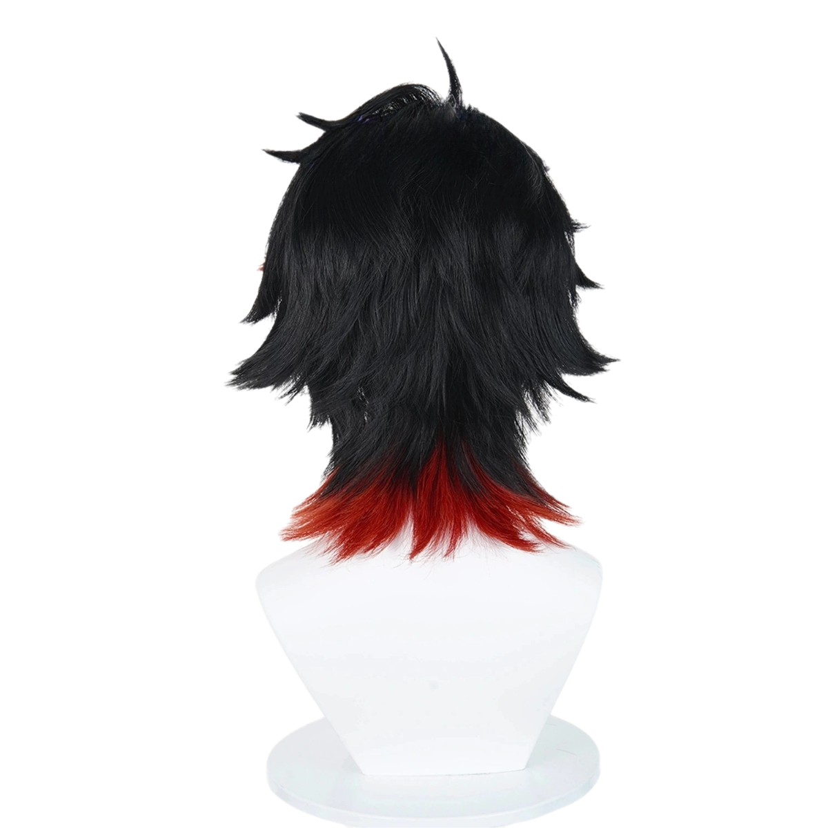 SAKUMETA KOMANO MANATO Black Red Cosplay Wig