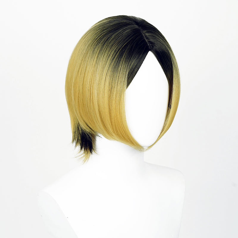 SAKUMETA KOZUME KENMA Gold Black Cosplay Wig