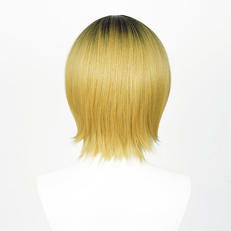 SAKUMETA KOZUME KENMA Gold Black Cosplay Wig