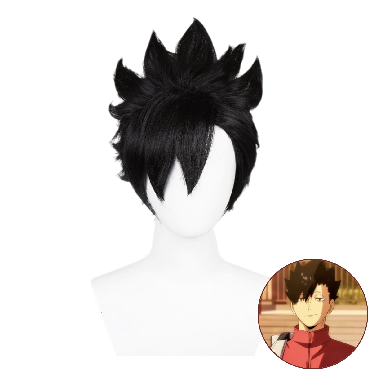 SAKUMETA KUROO TETSUROU Black Cosplay Wig