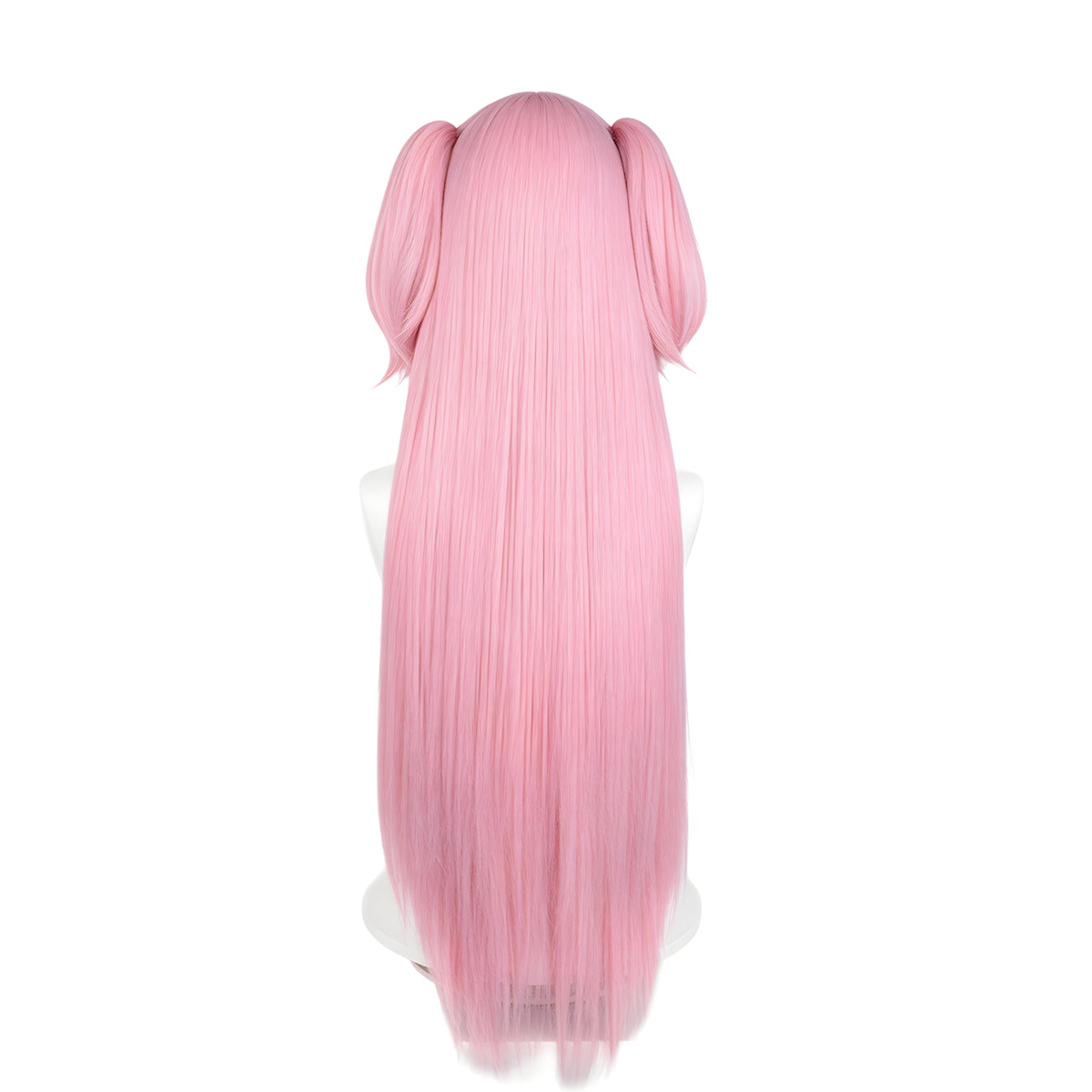 SAKUMETA KANAME MADOKA Pink Short Cosplay Wig with Twin Tails