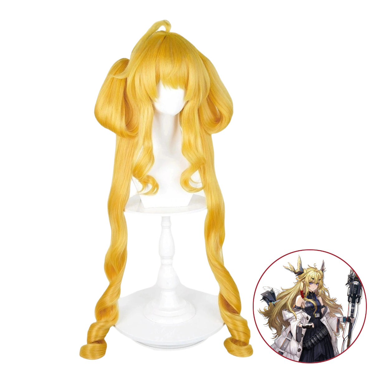 SAKUMETA LEIZI THE THUNDERBRINGER Golden Long Cosplay Wig