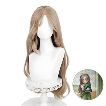 SAKUMETA LITTLE GIRL/MEMORY/PANDA FRIEND light brown long cosplay wig