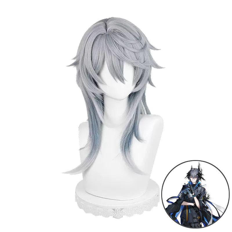 SAKUMETA LOGOS Gray Cosplay Wig