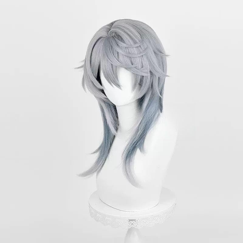 SAKUMETA LOGOS Gray Cosplay Wig