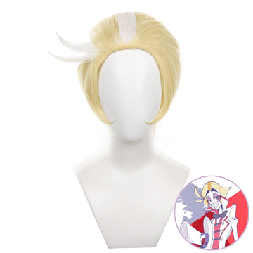 SAKUMETA LUCIFER MORNINGSTAR Gold Short Cosplay Wig