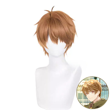 SAKUMETA LUKE PEARCE Brown Short Cosplay Wig