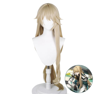 SAKUMETA LUOCHA Coffee Gold Long Cosplay Wig