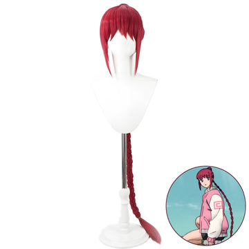 SAKUMETA LU SHAOTANG Red Long Cosplay Wig with Ponytail
