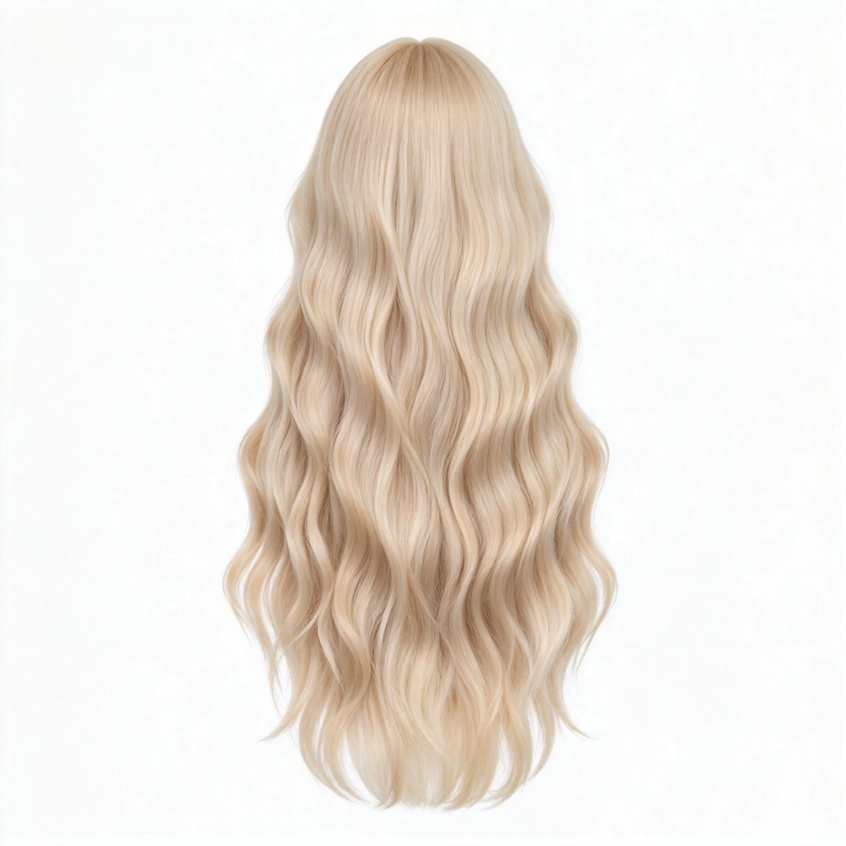 SAKUMETA Lace Front Long Wavy Hair Daily Wig