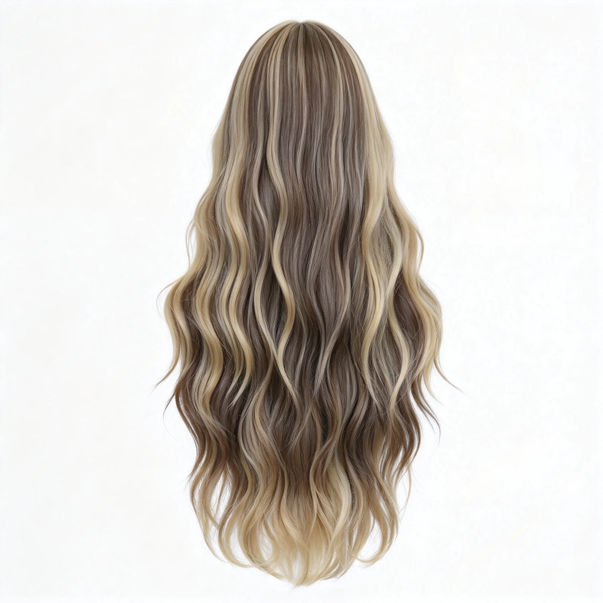 SAKUMETA Lace Front Long Wavy Hair Daily Wig
