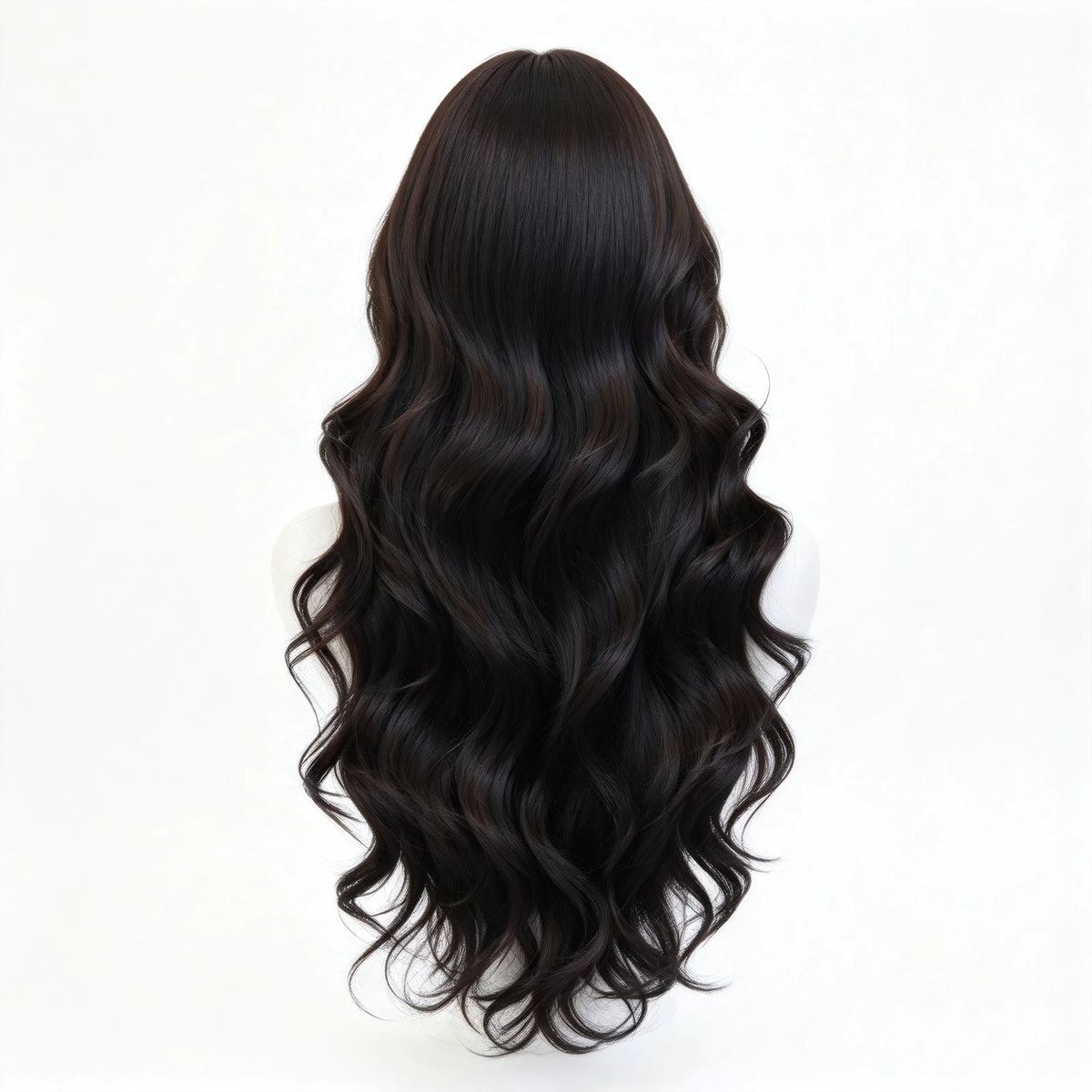SAKUMETA Lace Front Long Wavy Hair Daily Wig