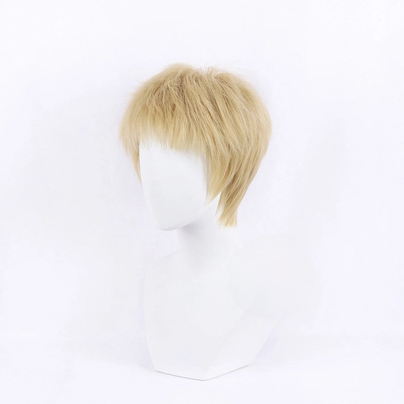 SAKUMETA Laios Touden Golden Short Cosplay Wig