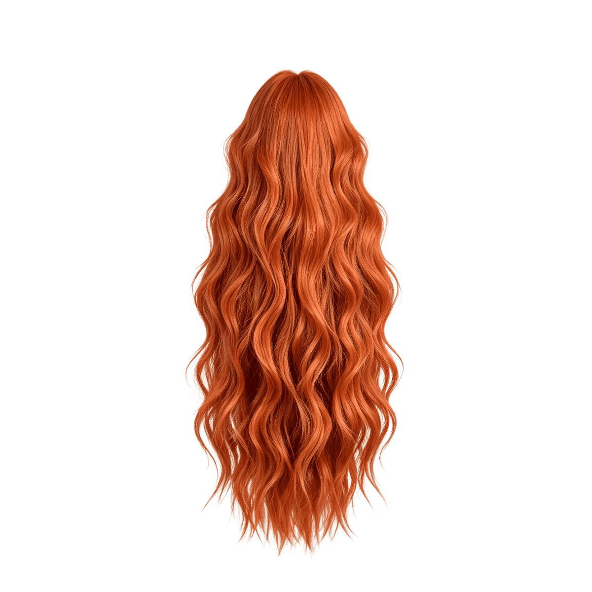 SAKUMETA Long Curly Hair Daily Wig