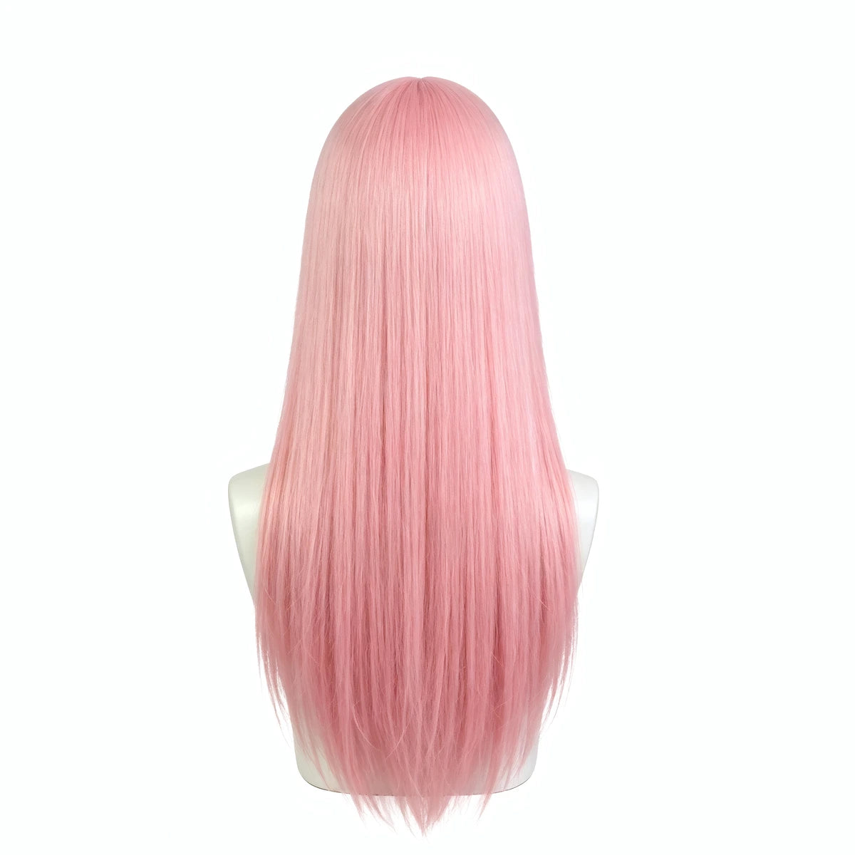 SAKUMETA Long Straight Hair with Blunt Bangs Daily Wig