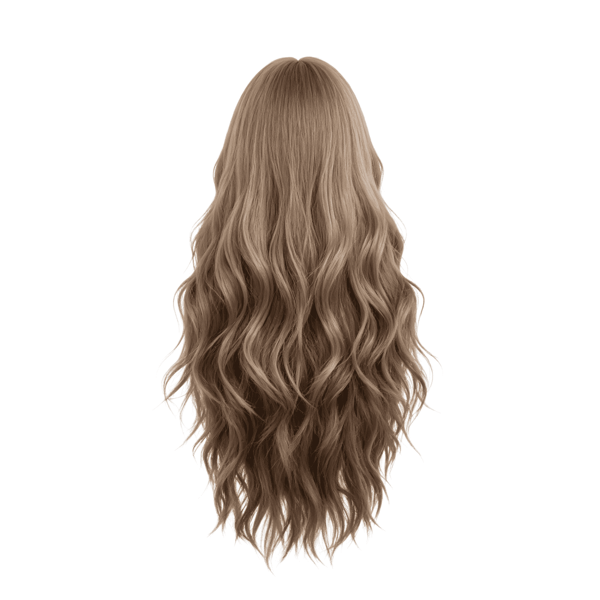 SAKUMETA Long Wavy Hair Daily Wig