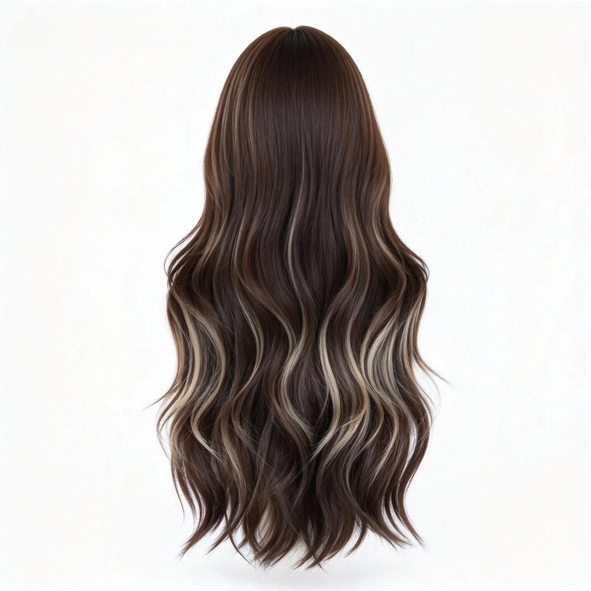 SAKUMETA Lace Front Long Wavy Hair Daily Wig