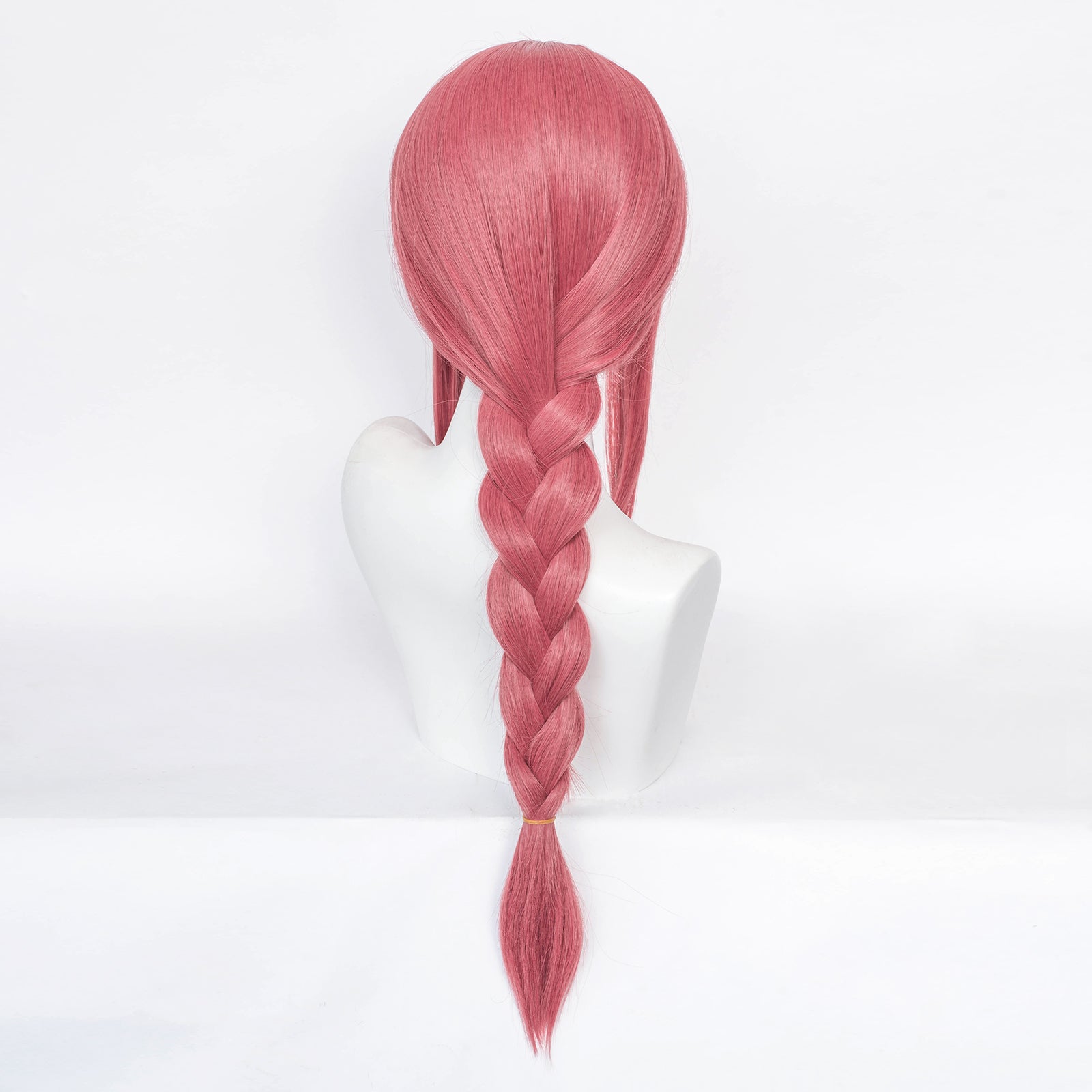 SAKUMETA MAKIMA PINK Cosplay Wigs With  Long Ponytail