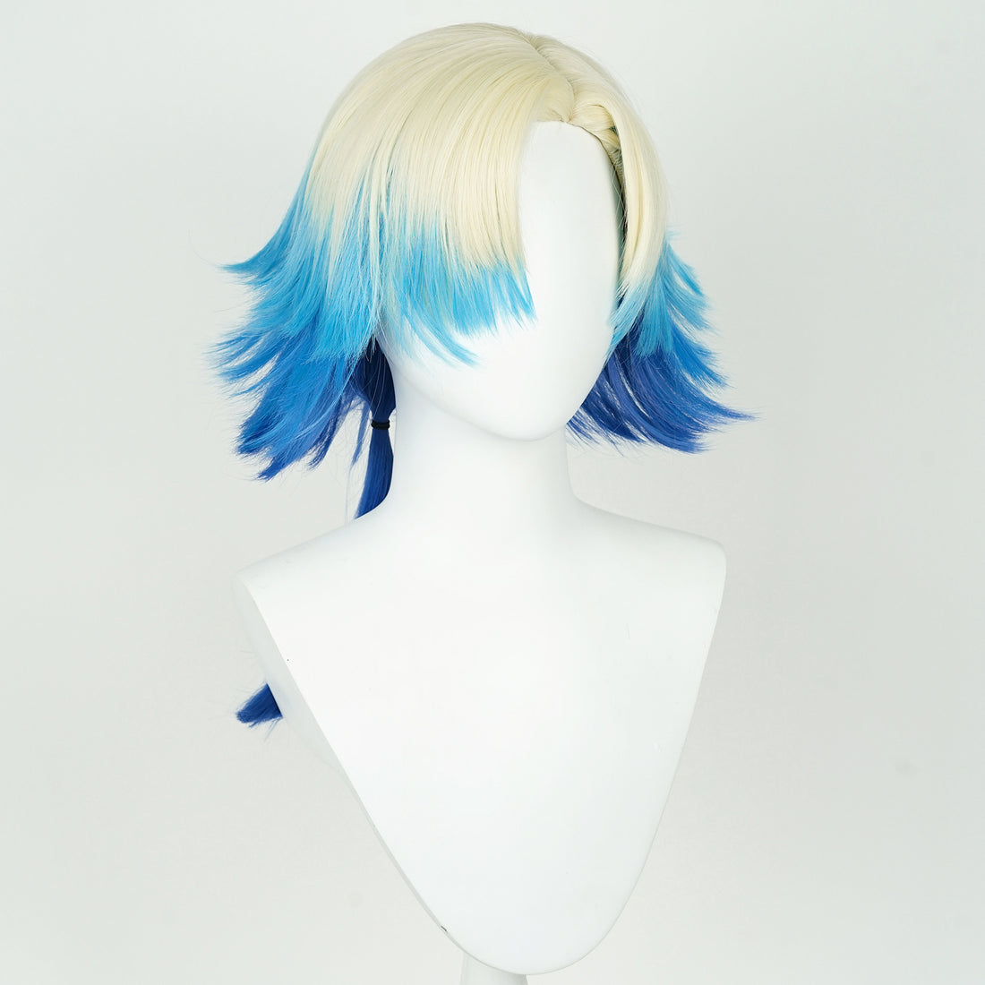 SAKUMETA Michael Kaiser Gold Blue Cosplay Wig with Braids