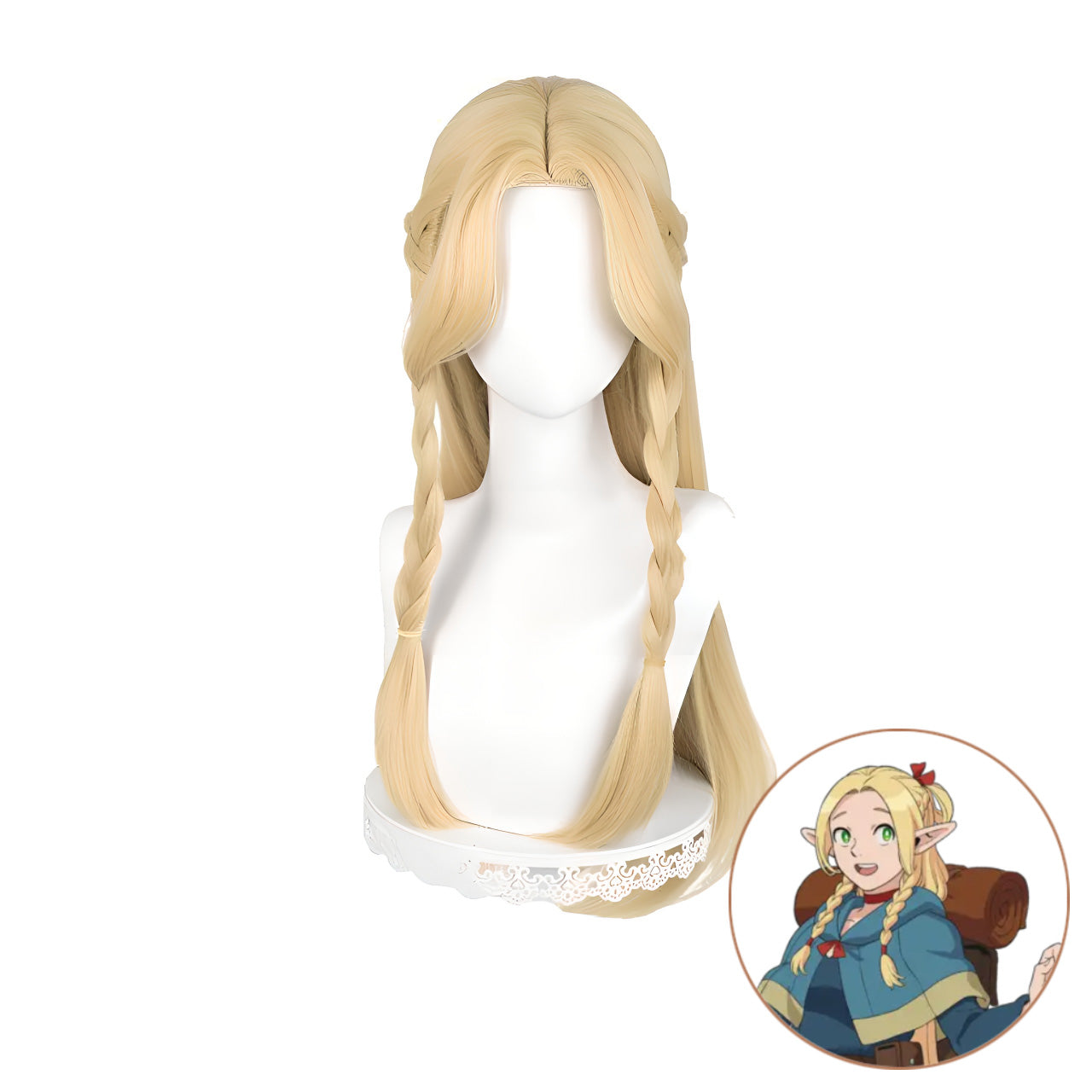 SAKUMETA Marcille Donato Golden Long Cosplay Wig