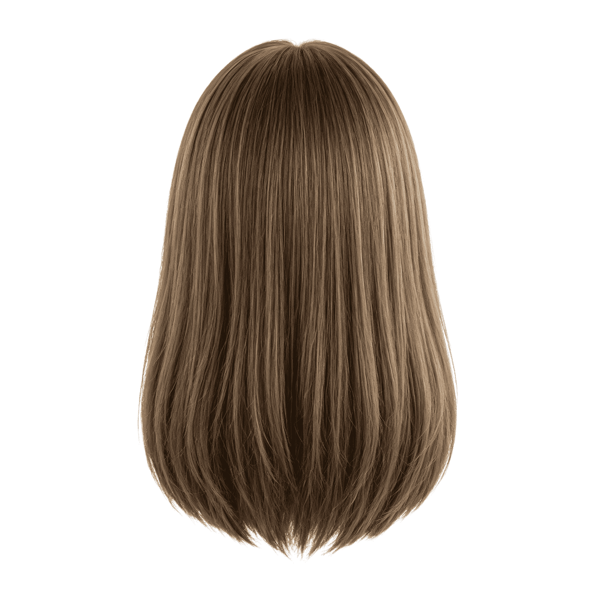 SAKUMETA Medium-Length Straight Hair Daily Wig