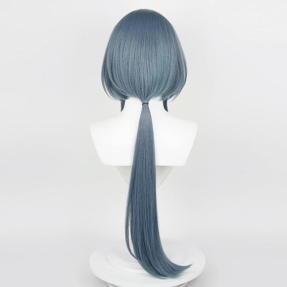 SAKUMETA NATASHA Dark Green Long Cosplay Wig