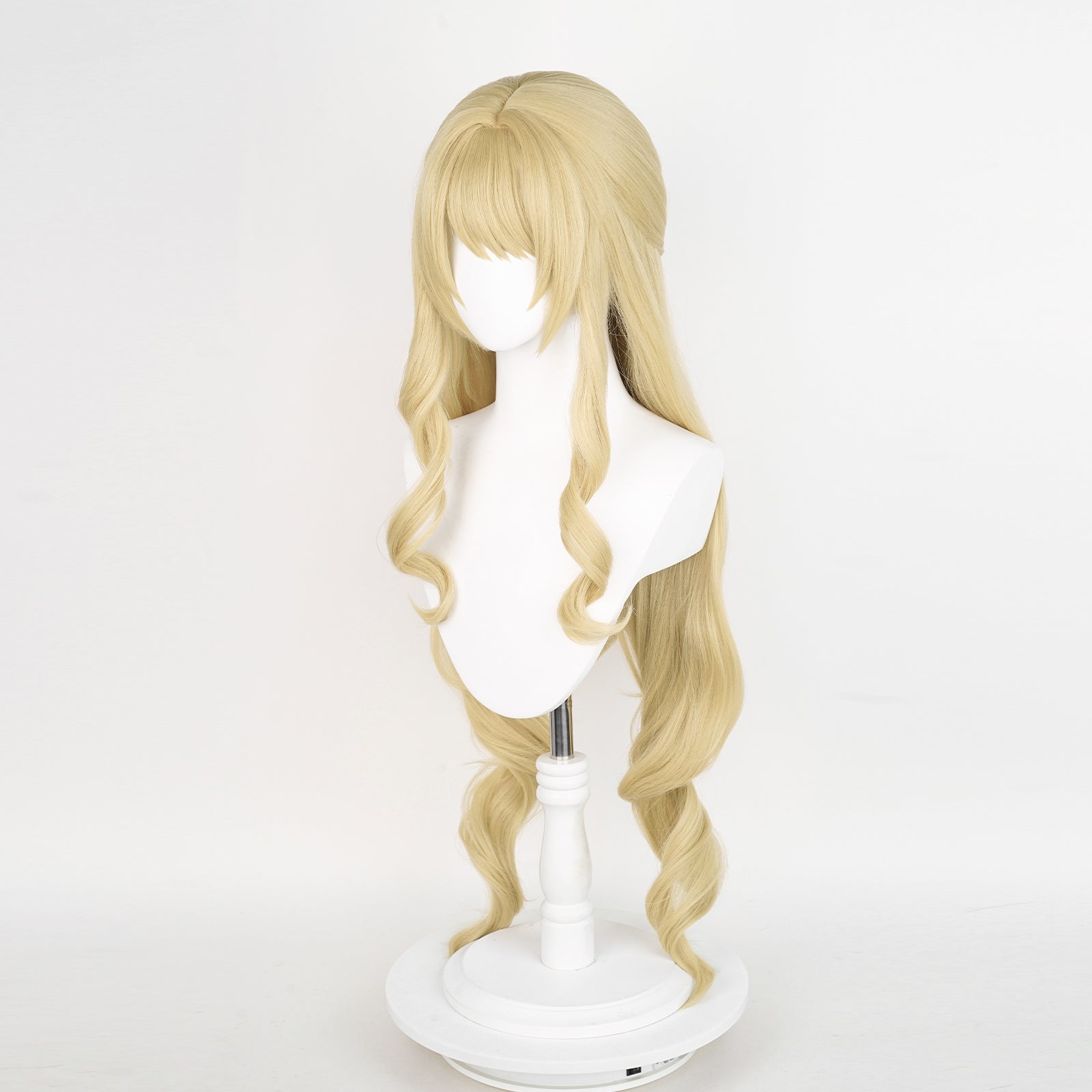 SAKUMETA NAVIA Gold Cosplay Wig with Bangs