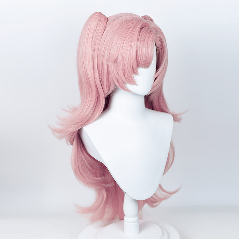 SAKUMETA NICOLE DEMARA Pink Cosplay Wig With twin ponytails