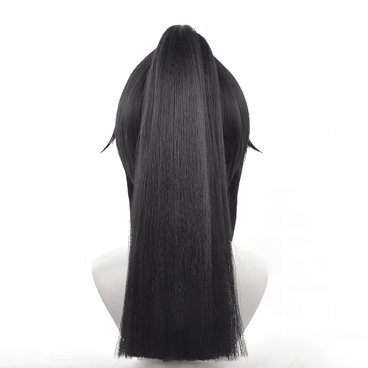 SAKUMETA Nekomiya Mana Black Long Cosplay Wig with Bangs