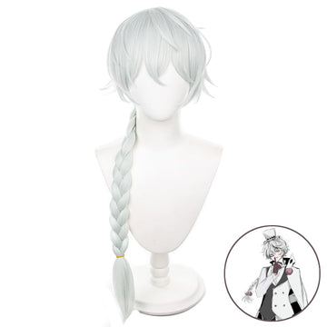 SAKUMETA NIKOLAI GOGOL SLIVER Long Cosplay Wig with Bangs