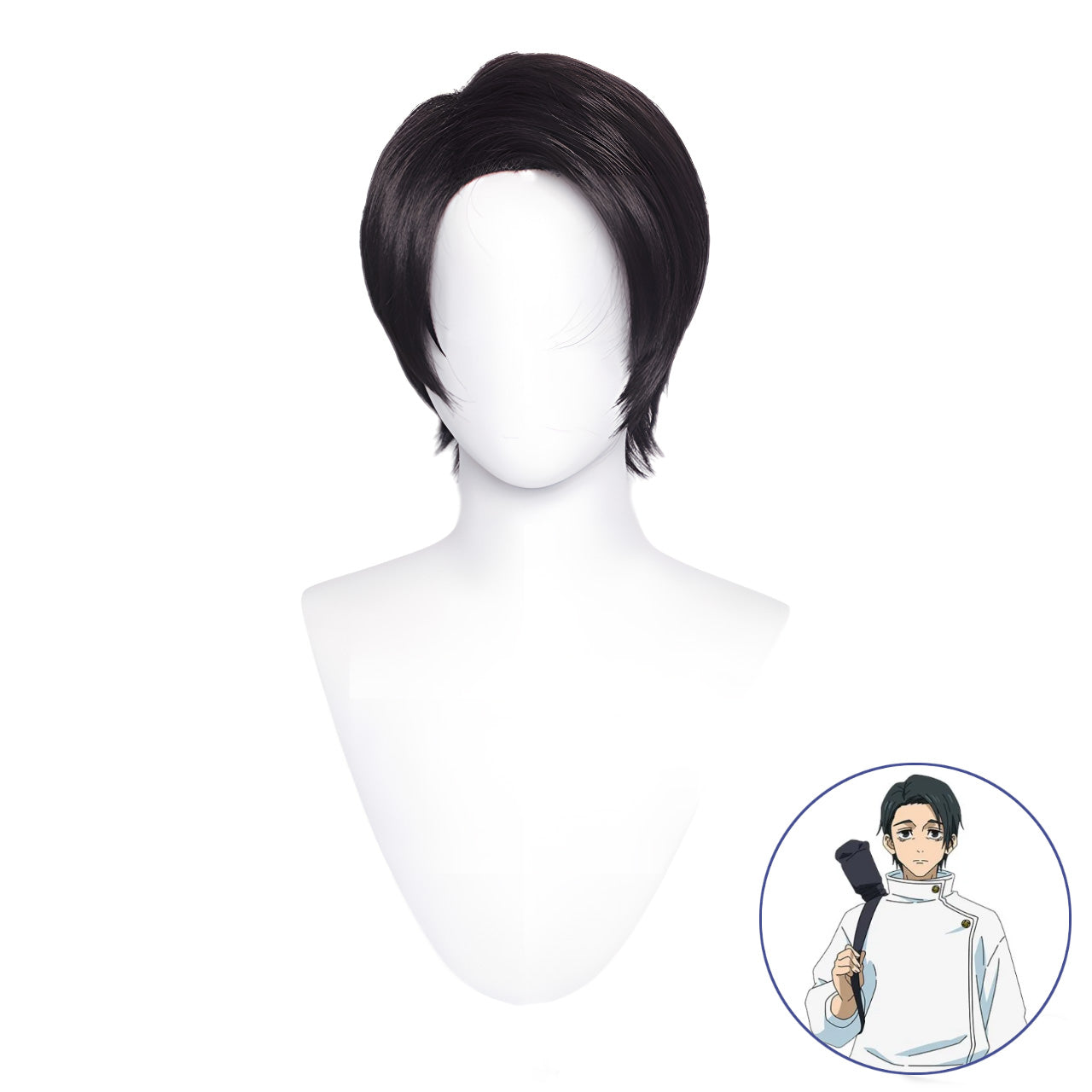 SAKUMETA OKKOTSU YUTA Black Cosplay Wig