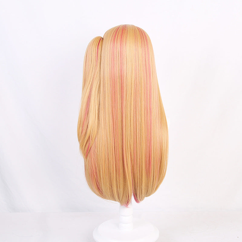 SAKUMETA Hoshino Rubii Orange Long Cosplay Wig