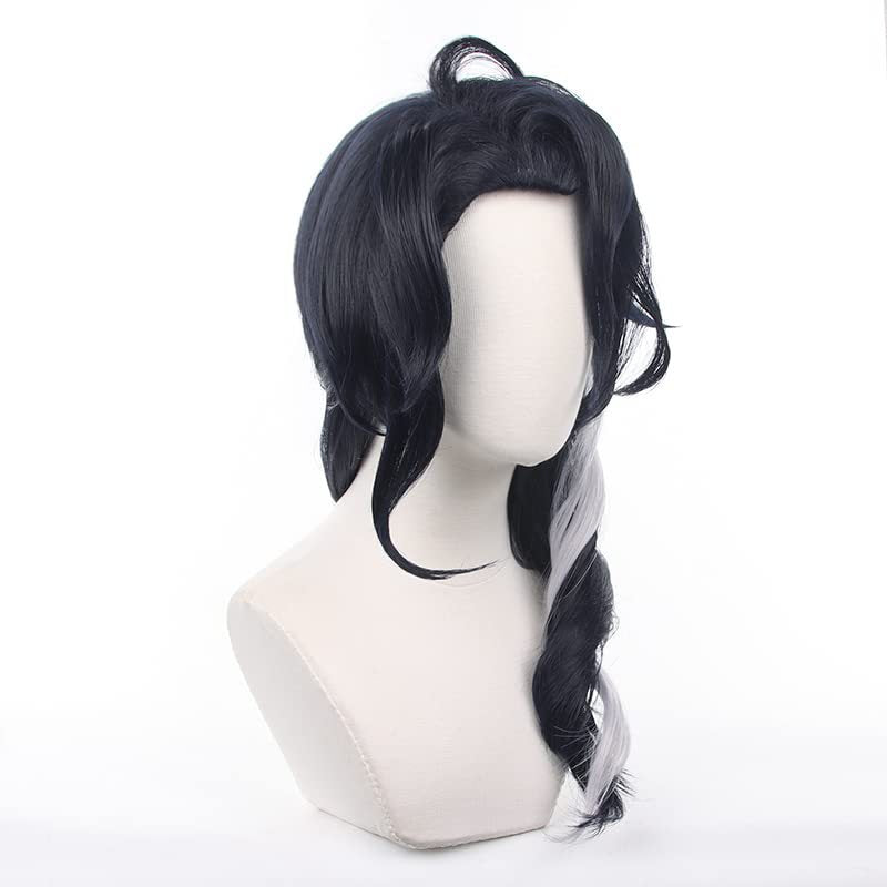 SAKUMETA PANTALONE Navy Blue Cosplay Wig with Bangs
