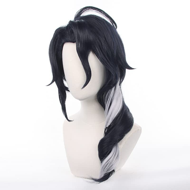 SAKUMETA PANTALONE Navy Blue Cosplay Wig with Bangs