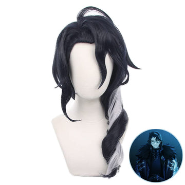 SAKUMETA PANTALONE Navy Blue Cosplay Wig with Bangs