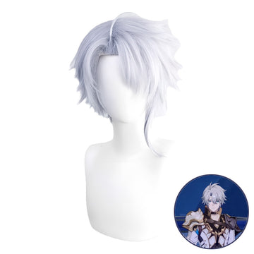 SAKUMETA PHAINON Silver Short Cosplay Wig