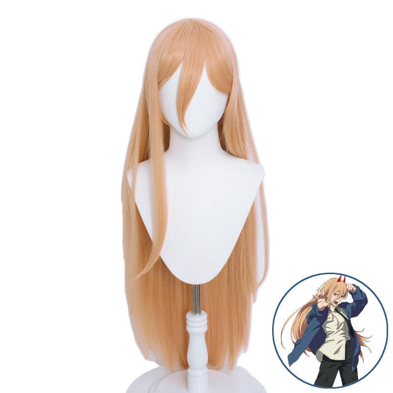 SAKUMETA POWER ORANGE PINK Cosplay Wigs