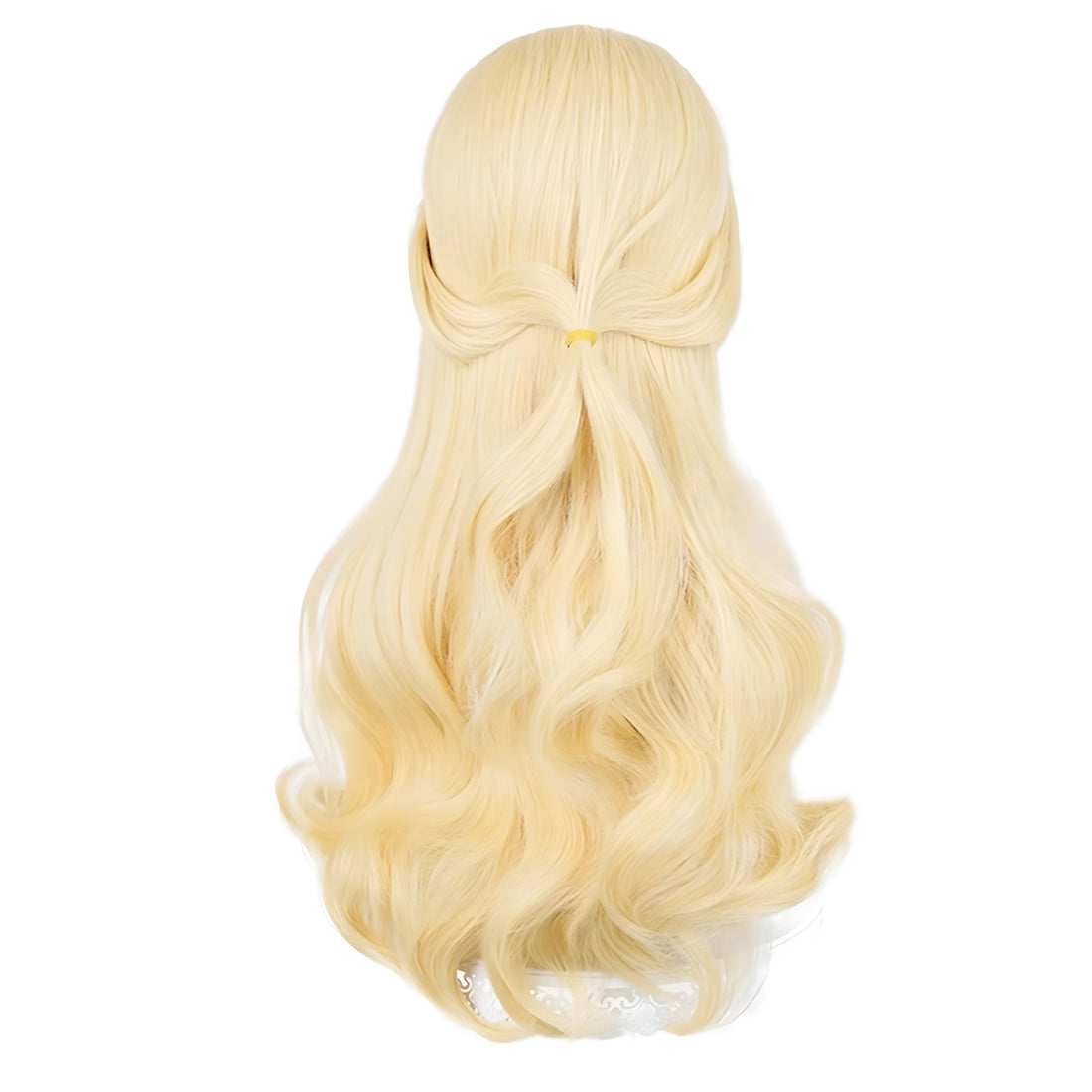 SAKUMETA PSYCHOLOGIST/ADA MESMER/THE SILVER KNIGHT Gold Long Cosplay Wig