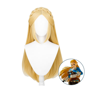 SAKUMETA Princess Zelda Gold Long Cosplay Wig