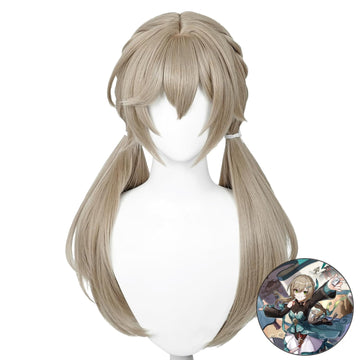 SAKUMETA QINGQUE Dark Gold Long Cosplay Wig