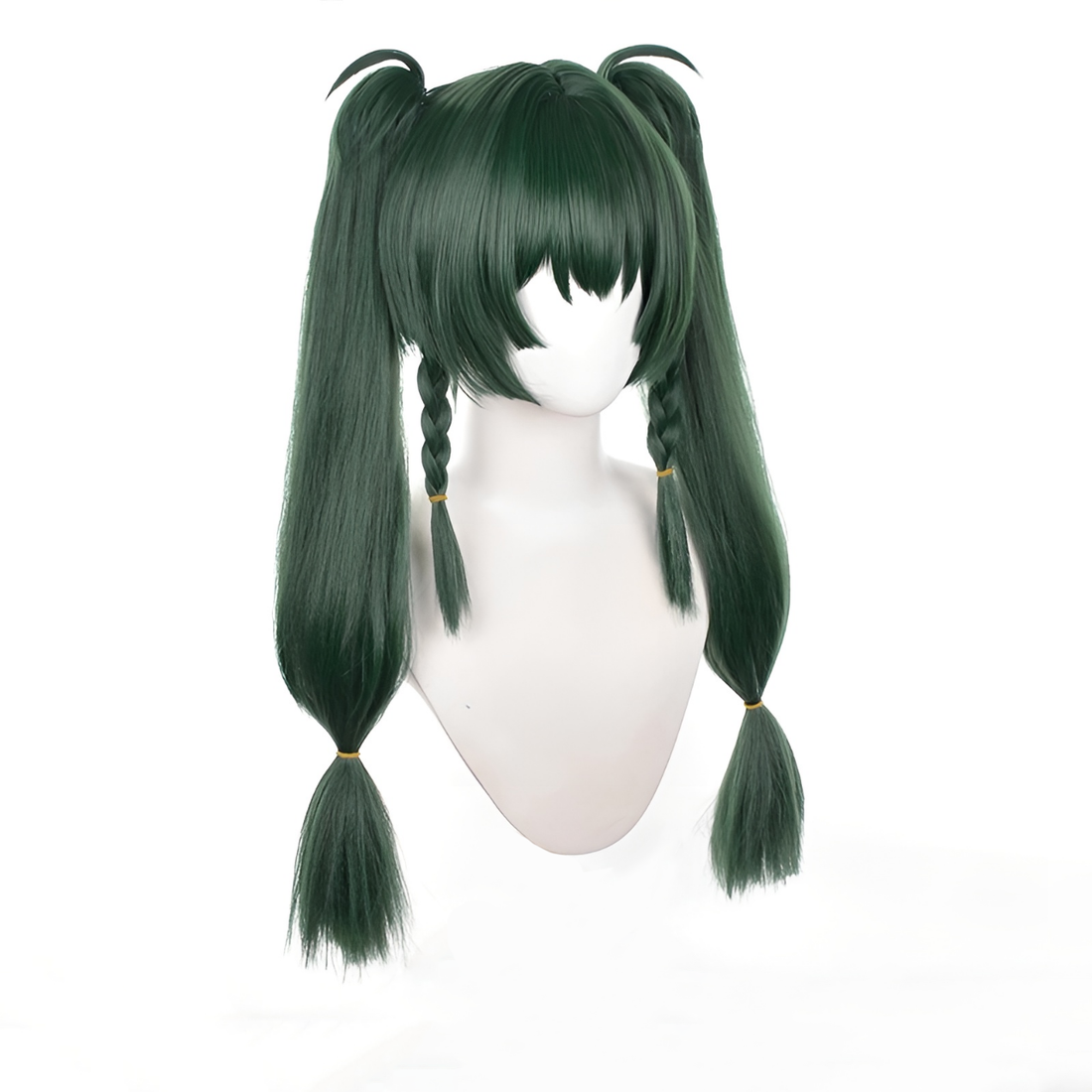 SAKUMETA Qingyi Green Long Cosplay Wig with Double Ponytails